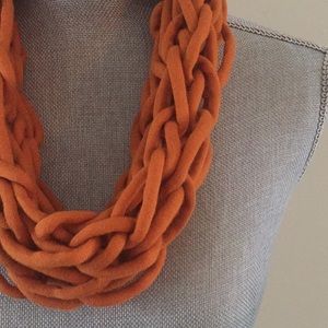 Amber handmade arm knit infinity scarf